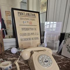 Téléphone vintage livre d'or